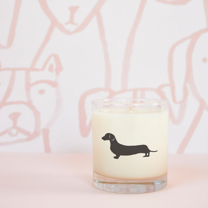 Dachshund Candle