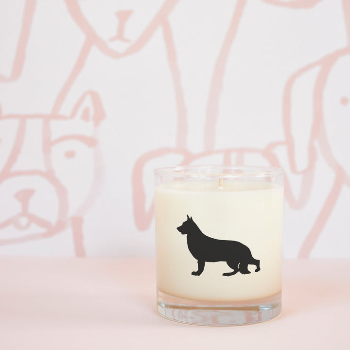German Shepherd Candle