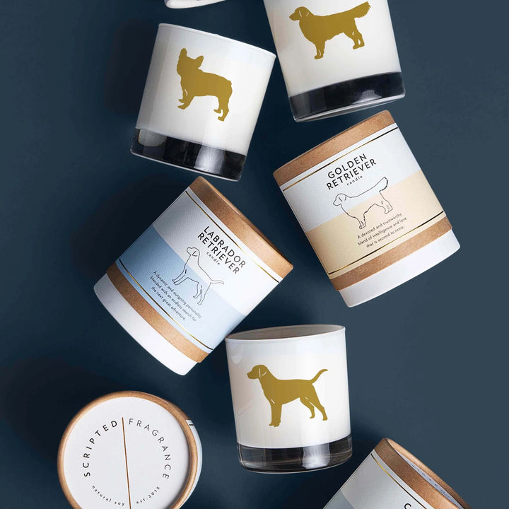 Golden Retriever Candle