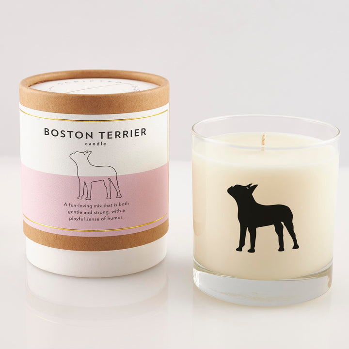 Boston Terrier Candle
