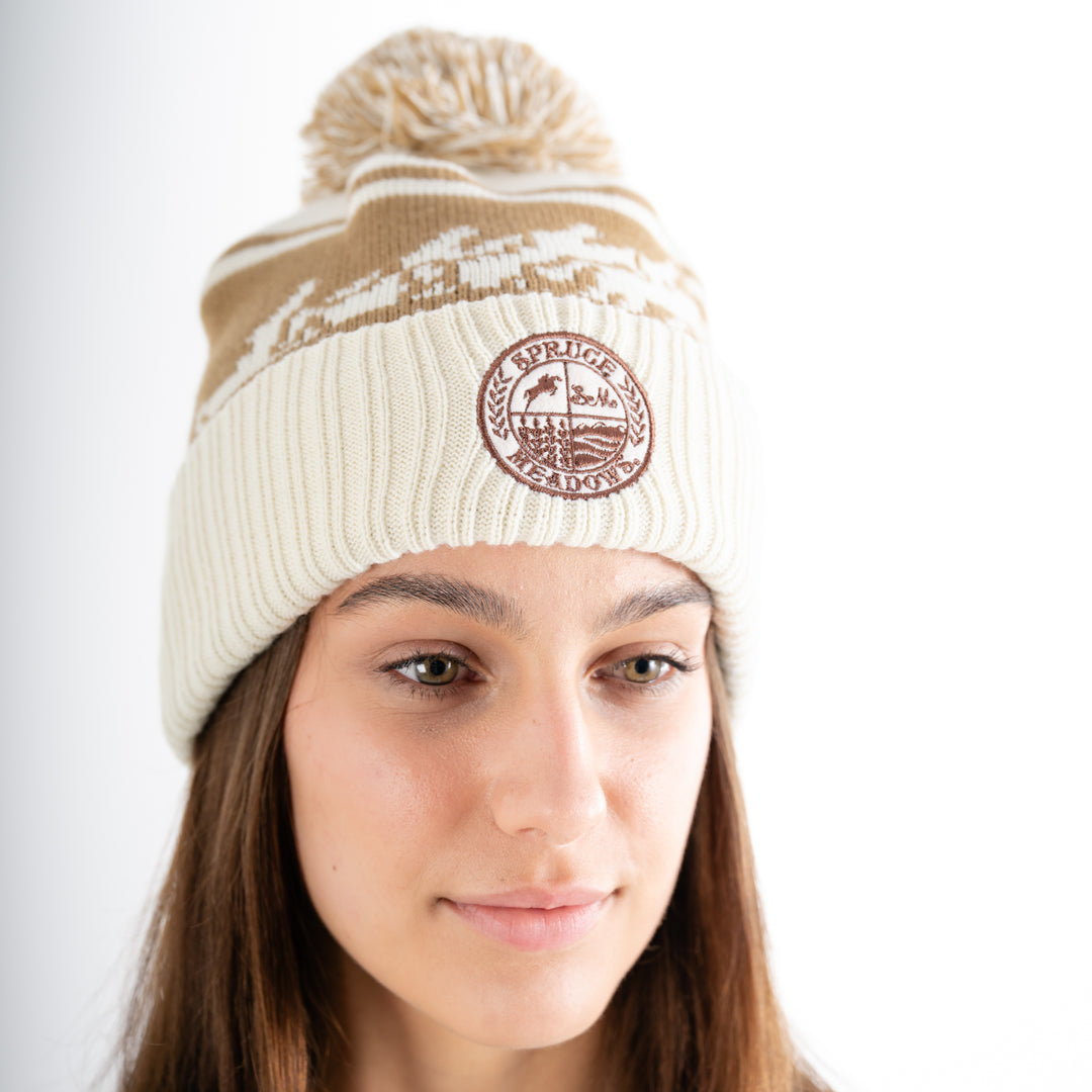 Spruce Meadows Pom-Pom Beanie