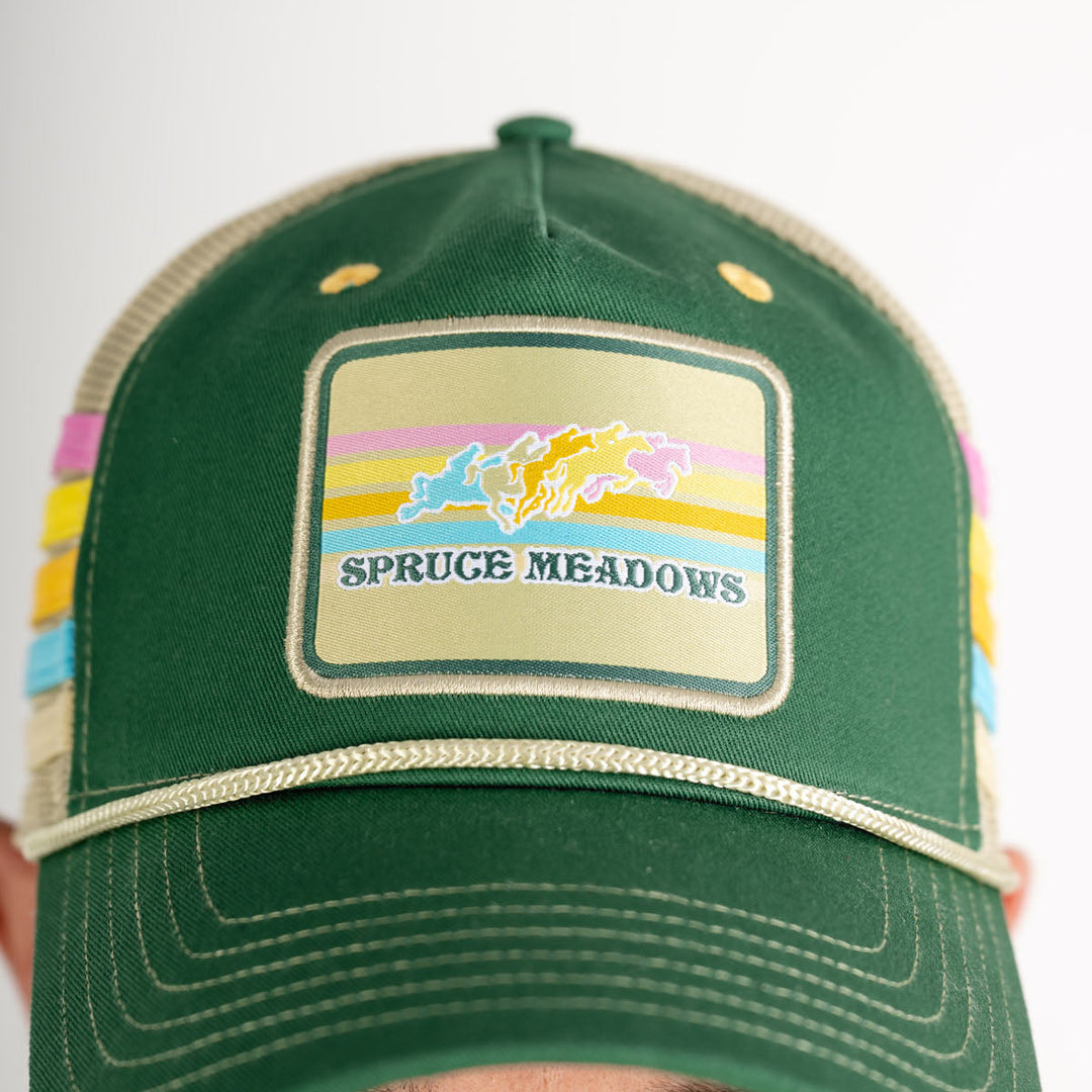 Spruce Meadows Retro Rope Trucker Hat