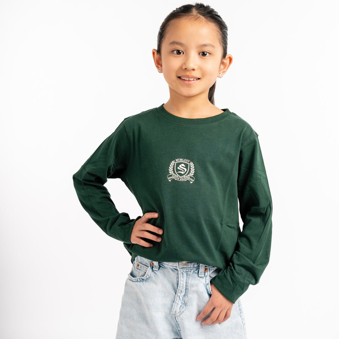 Youth T-Shirt Long-Sleeve Spruce Meadows Arch