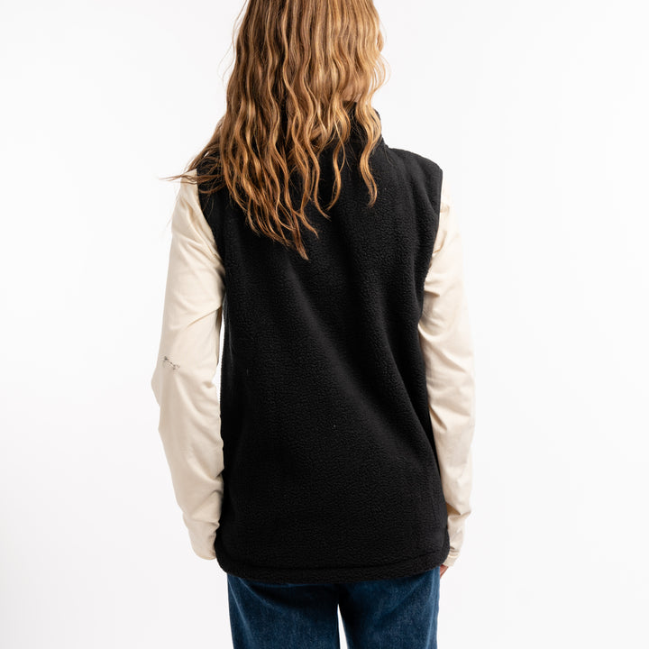 Black Heavy pile Vest