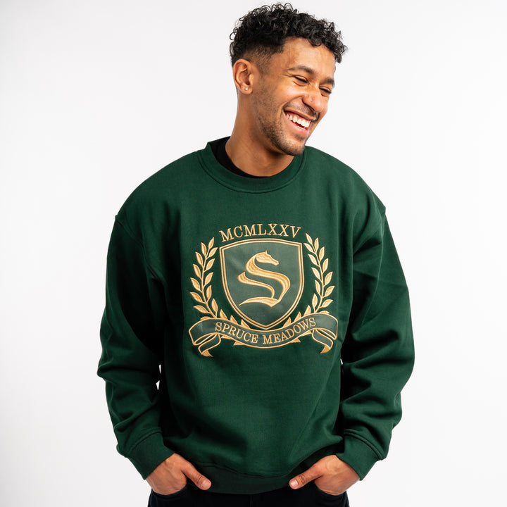 Relaxed Crewneck  w/ Crest