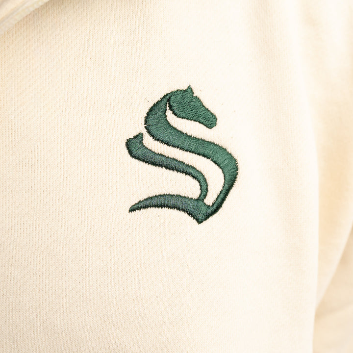 Half Zip Off-White