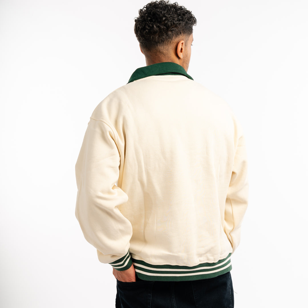 Half Zip Off-White