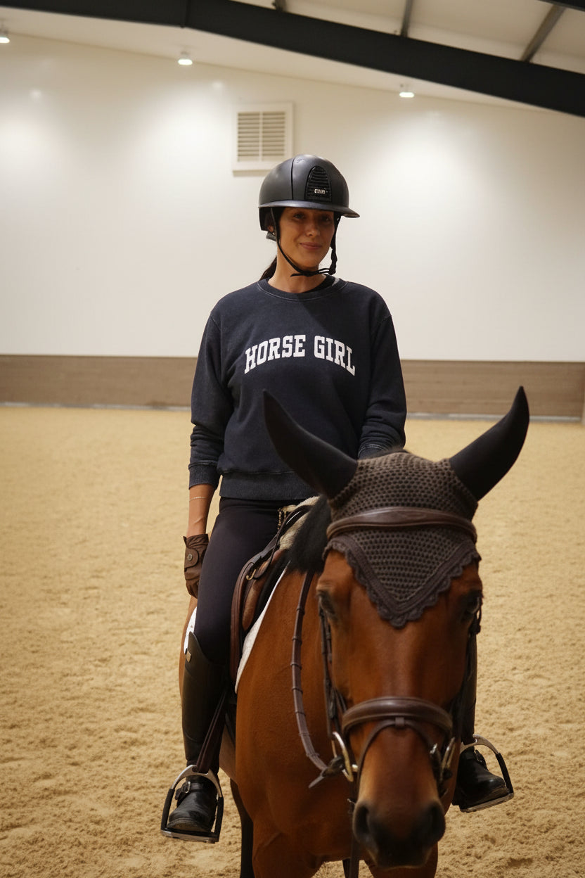 "Horse Girl" Retro Crew