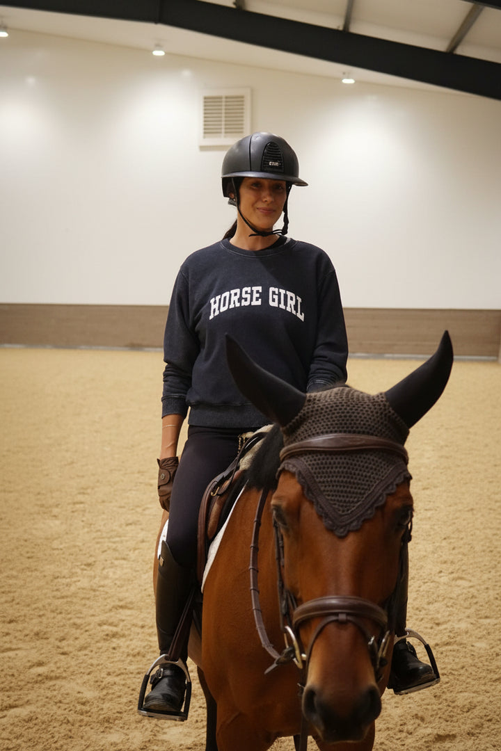 "Horse Girl" Retro Crew