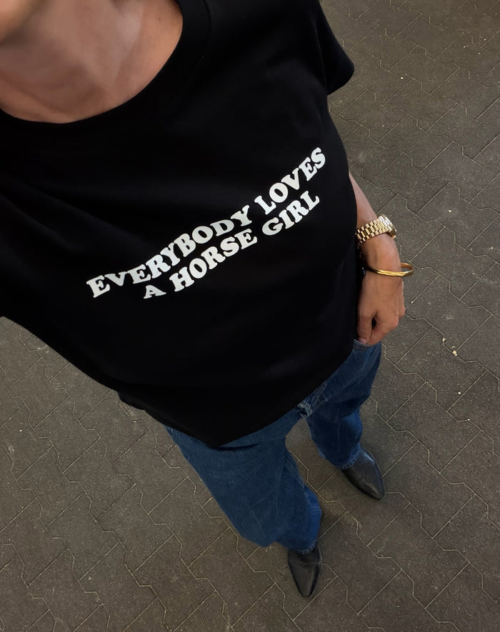 "Everybody Loves a Horse Girl" Paris Tee