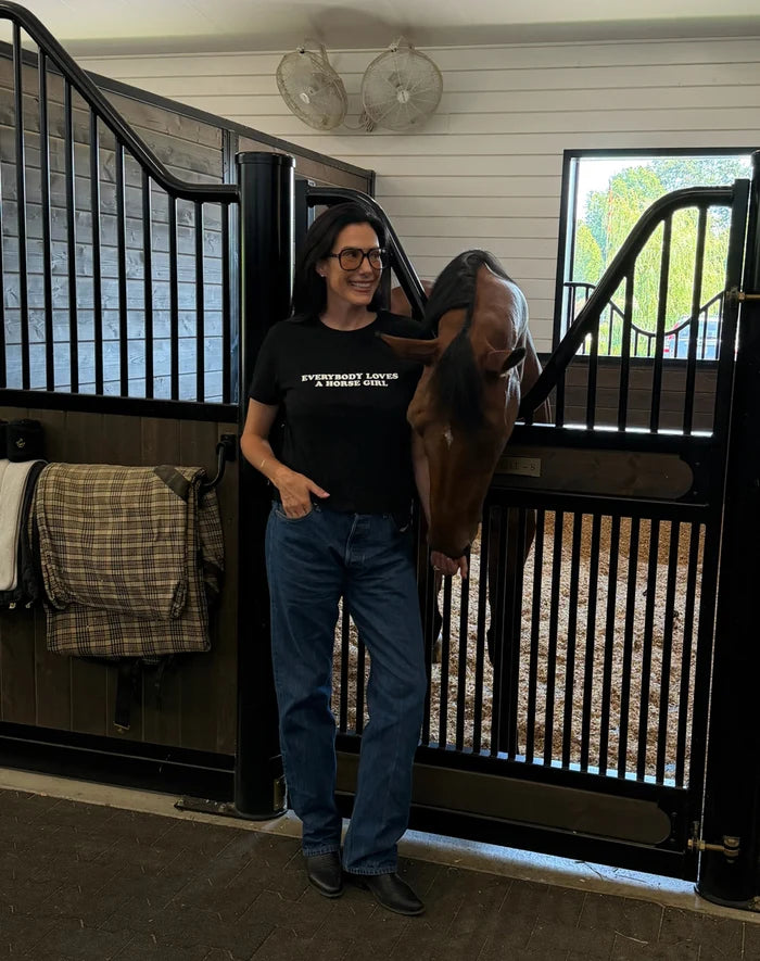 "Everybody Loves a Horse Girl" Paris Tee