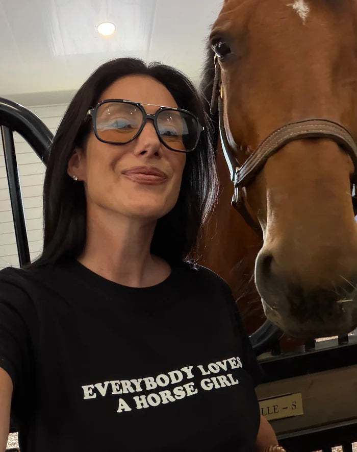 "Everybody Loves a Horse Girl" Paris Tee