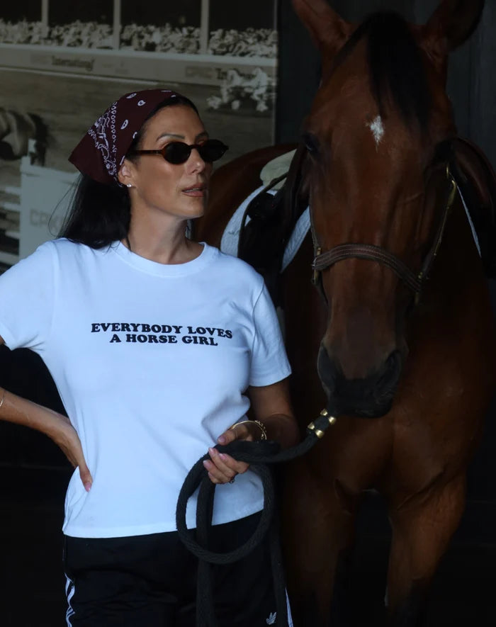 "Everybody Loves a Horse Girl" Paris Tee