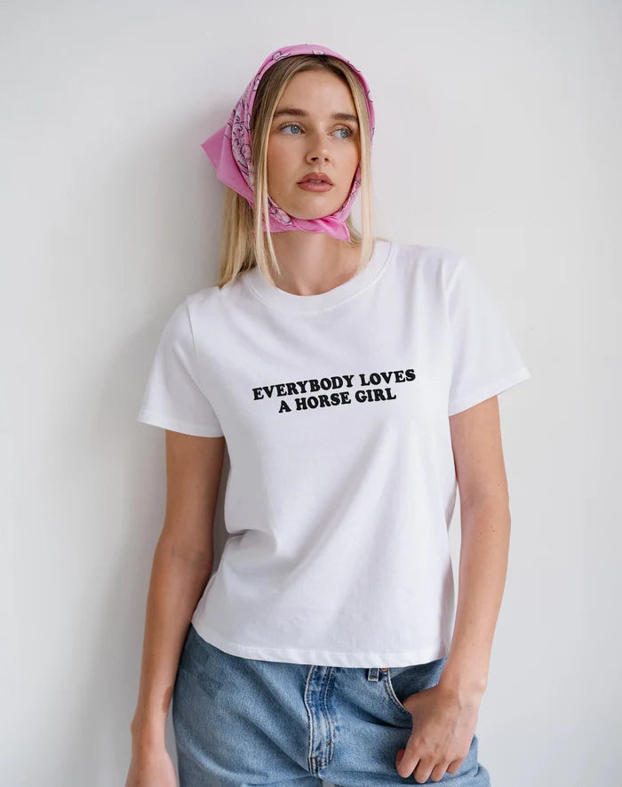 "Everybody Loves a Horse Girl" Paris Tee