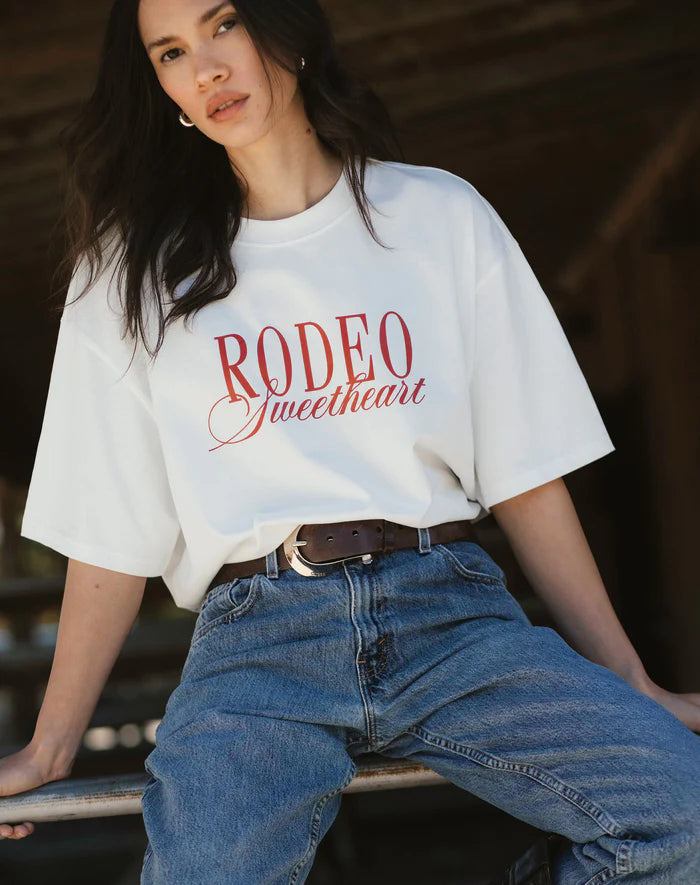 "Rodeo Sweetheart" Boxy Tee