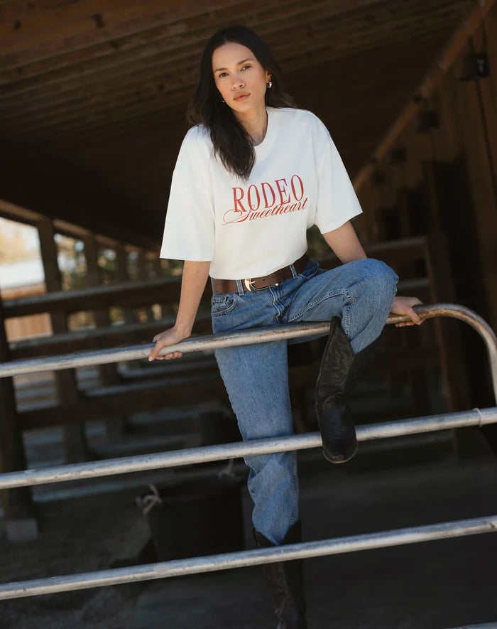 "Rodeo Sweetheart" Boxy Tee