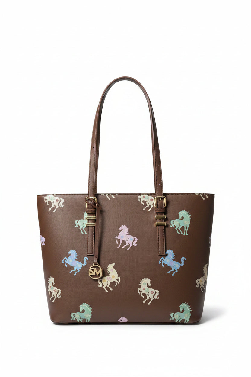 Year of the Horse Leather Tote