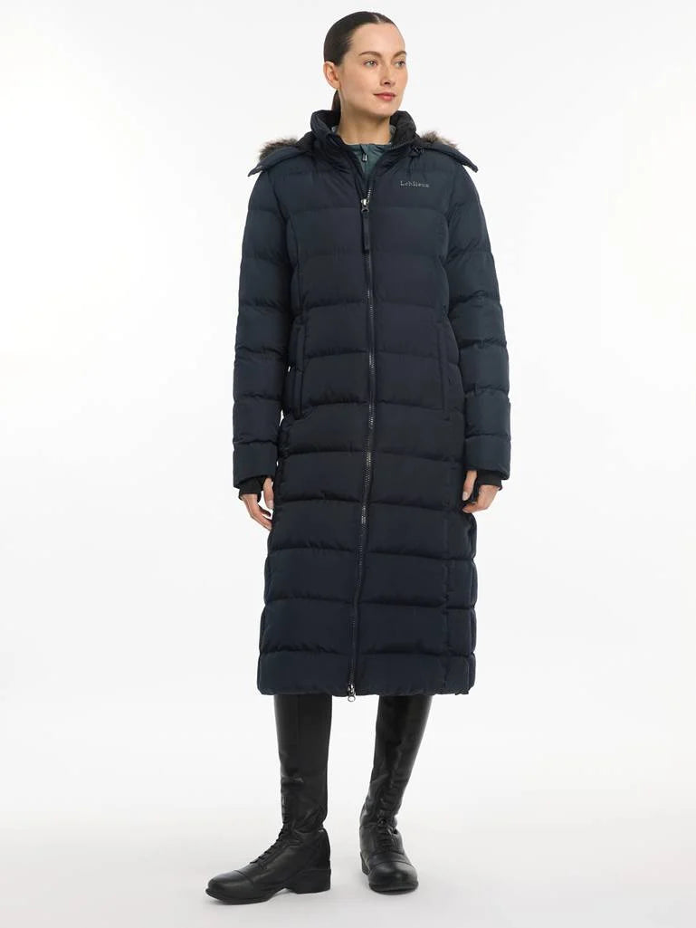 Harper quilted longline coat on sale