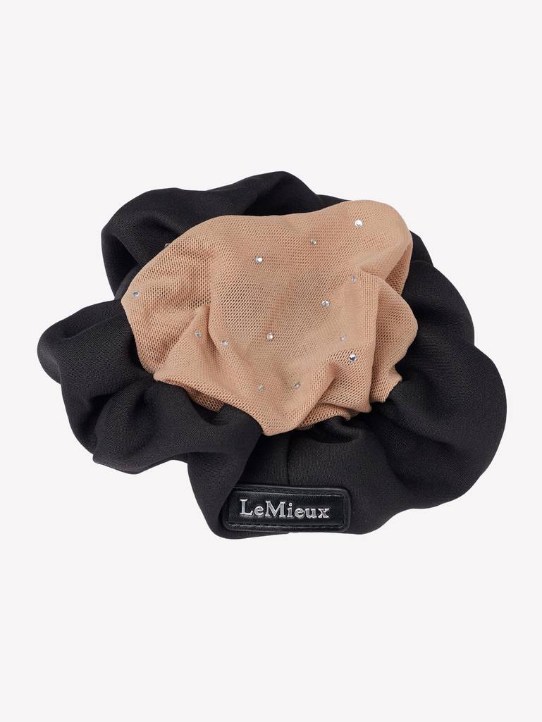 Scrunchie with Crystal Hair Net
