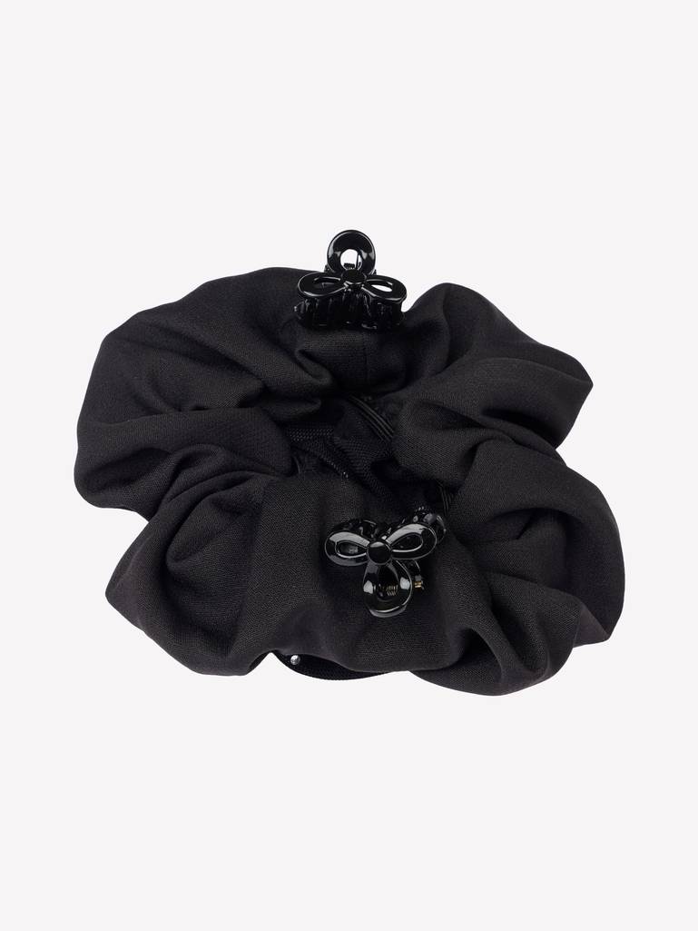 Scrunchie with Crystal Hair Net