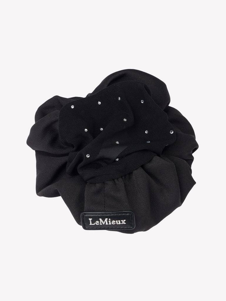 Scrunchie with Crystal Hair Net