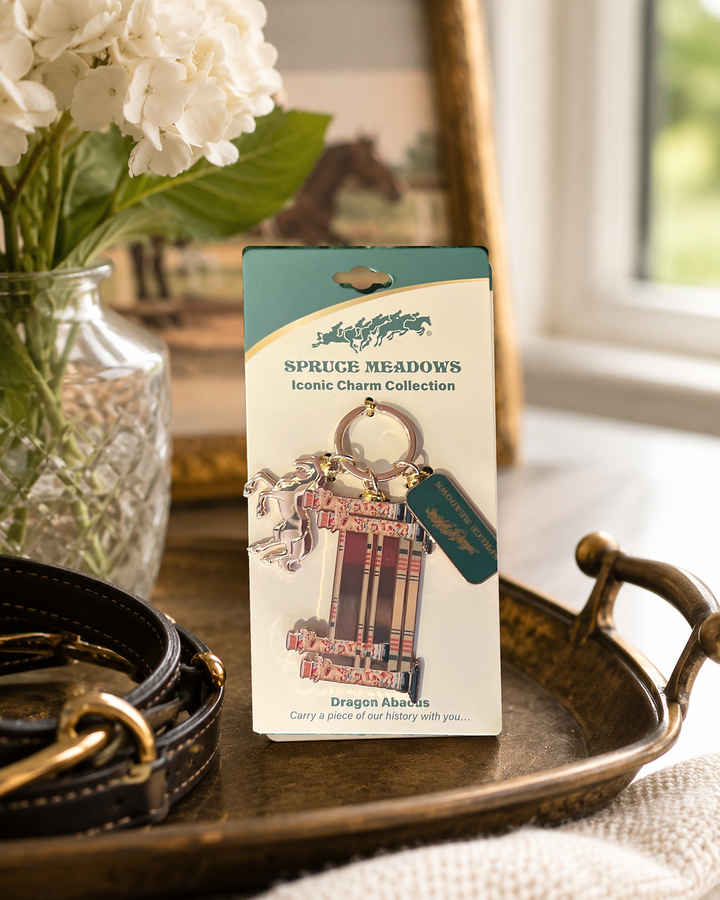 Dragon Abacus Keychain — Iconic Charm Collection