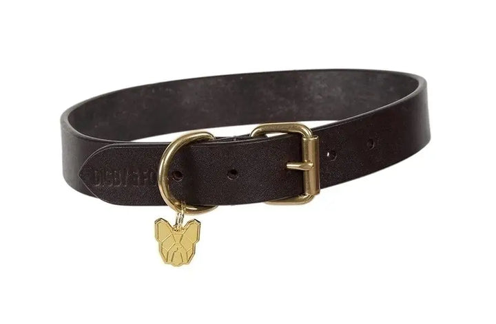 Digby &amp; Fox Flat Leather Dog Collar