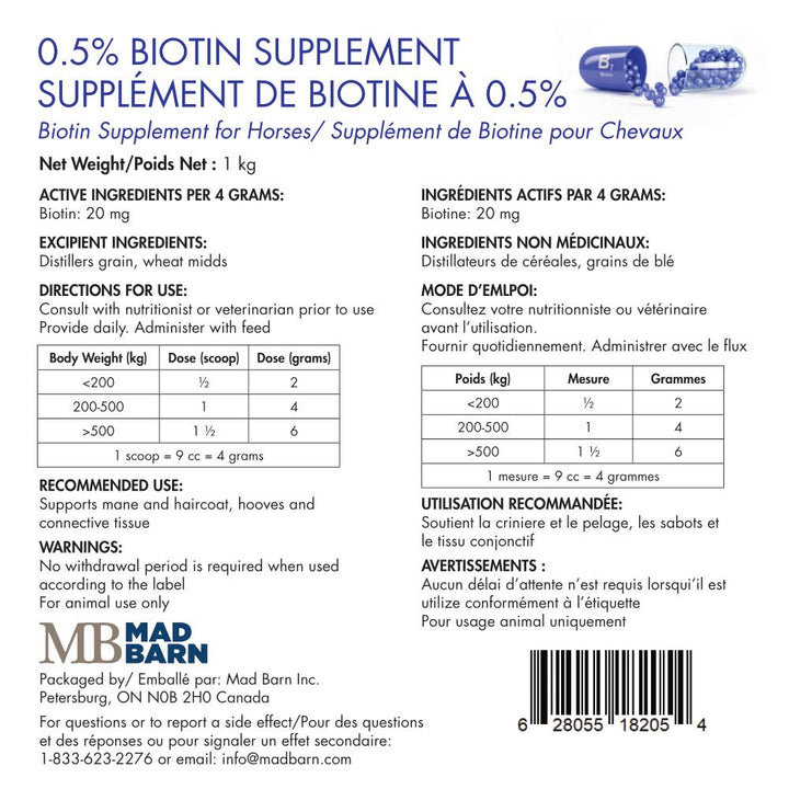 Biotin 0.5% 1kg