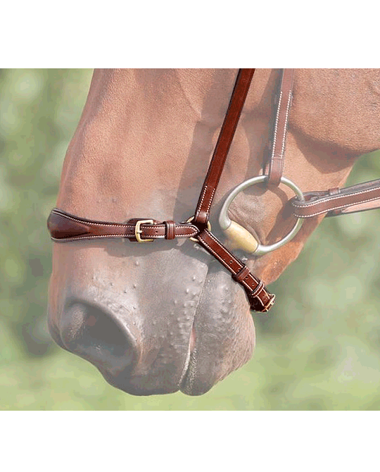Adjustable Drop Crank Noseband - Dyon Collection