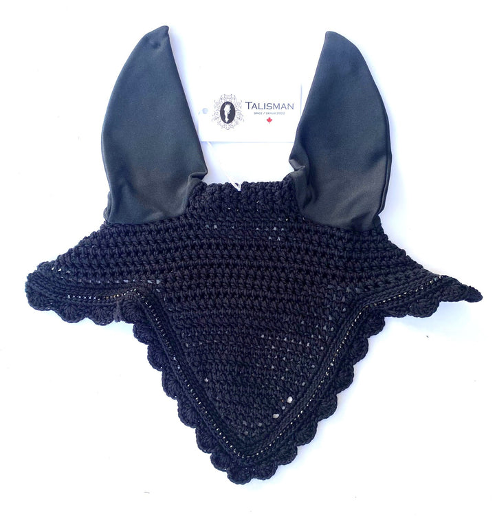 V Front 1 Row Crystal Fly Bonnet