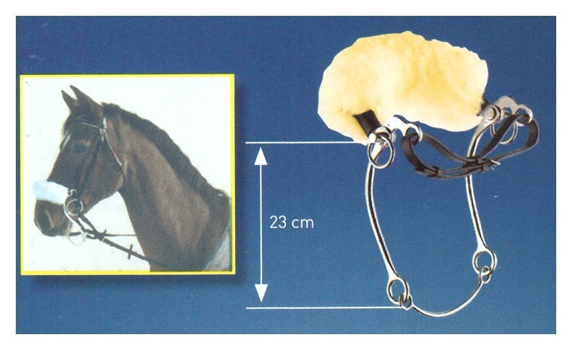 Kombi Hackamore with Sheepskin - 23.5cm Shank