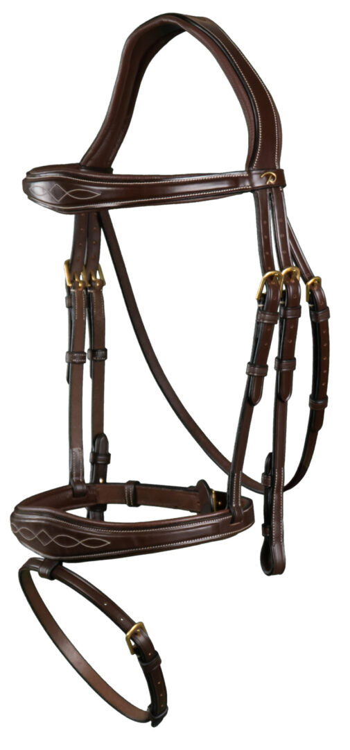 Fancy Anatomic Flash Noseband Bridle - Dyon Collection