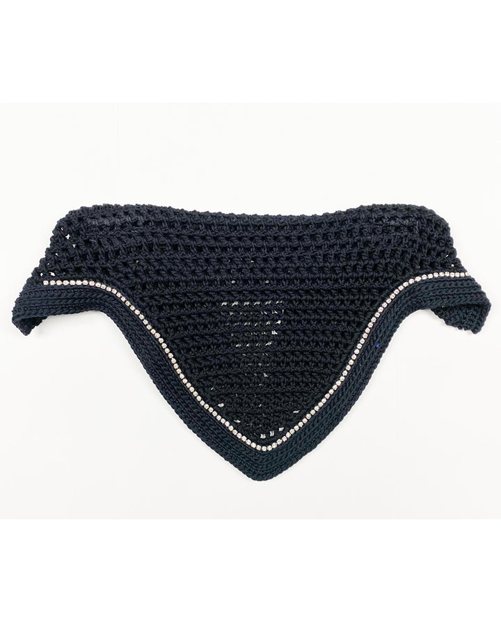 V Front 1 Row Crystal Fly Bonnet