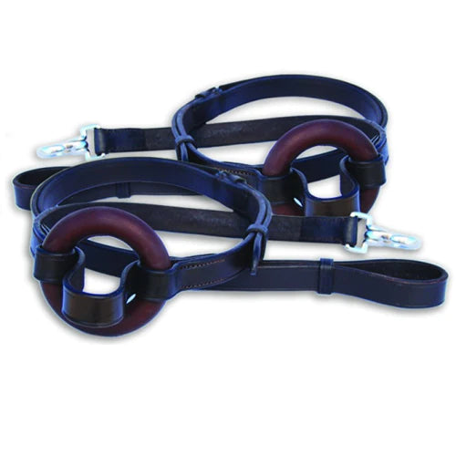 Side Reins-Leather with Donuts