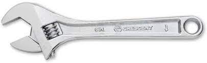 6" x 3/4" Adjustable Wrench